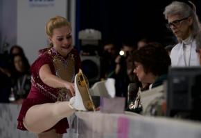 L’actrice Margot Robbie, poignante dans le rôle de Tonya Harding.  