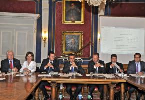 Les sept conseillers d’Etat ont partagé cinq ans de coexistence silencieuse. DRK 