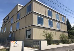 Légende. Le pavillon, démontable, servira de lieu de création,  de répétition et de coproduction. DR 