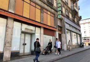 Dans le quartie de la gare, les enseignes ferment les unes après les autres. FRANIS HALLER 