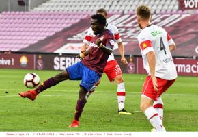 Le nouvel attaquant Koro Koné a marqué son premier but sous les couleurs du Servette FC, le 24 août dernier contre le FC Winterthour. CHRISTIAN LAFARGUE