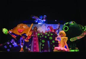 Un spectacle féerique et éducatif. DR