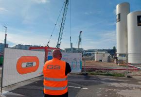 Mardi 11 octobre, on s’apprête à donner le premier coup de pioche du futur quartier «Quai Vernets». TR