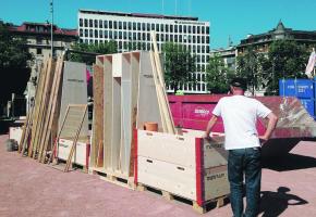 Matériuum récupère la matière brute telle que le bois. DR