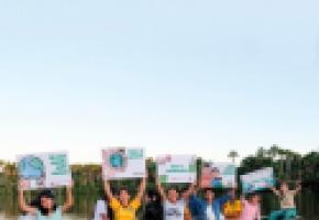 Les images témoignent de l’engagement de la jeune génératoin à travers le monde.  CARMEN BARRANTES–TERRE DES HOMMES SUISSE