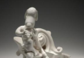 «Protection» est une porcelaine moulée réalisée par Louise Hindsgavl en 2009. MUSéE ARIANA/NATHALIE SABATO