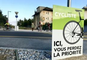 Les intersections de la Voie verte seront mieux sécurisées. FRANCIS HALLER