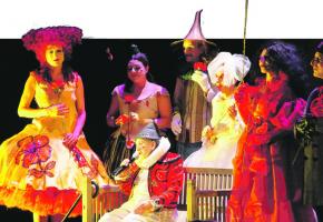 Le spectacle «La Gioia» (la joie) est présenté en italien, mais surtitré en français. LUCA DEL PIA