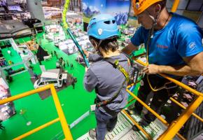 Au progamme, des animations qui donnent le grand frisson. PIERRE ALBOUY