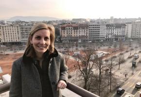 La conseillère municipale PDC Marie Barbey-Chappuis souhaite que la pointe sud de la plaine de Plainpalais soit végétalisée. FRANCIS HALLER