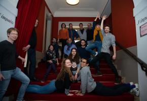 «L’idée, c’est d’investir de manière inventive le bâtiment. Les escaliers pour faire des cours de yoga pourquoi pas!» propose Sylvain Leutwyler, co-président de la Tragédie. STEPHANE CHOLLET