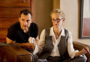 Albert Dupontel et Sandrine Kiberlain dans «9 mois ferme». DR