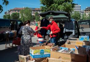 Depuis le mercredi 13 mai, les brocanteurs ont pu réinvestir la plaine de Plainpalais. 