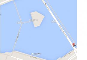 Le plan de la Rade proposé sur le net par Google Maps. DR. 