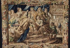 L’empereur Constantin accorde la main de sa sœur Constantia à Licinius. MATTHYS ROELANTS/DR  