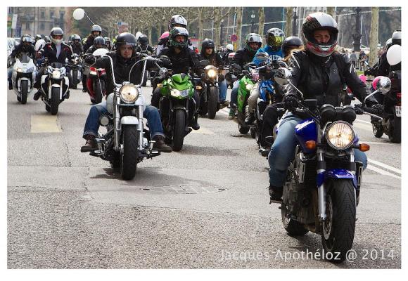 Elles seront des centaines à travers la ville, le 29 mars. JACQUES APOTHéLOZ 