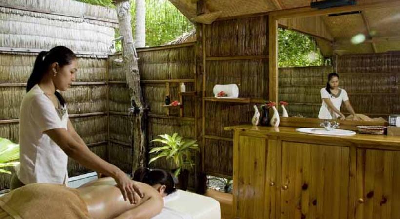 Massage à Vilu Reef.