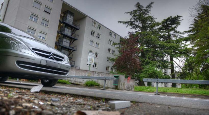 La Pelotière: 5 bâtiments construits en marge de Versoix, à la frontière de Genthod.