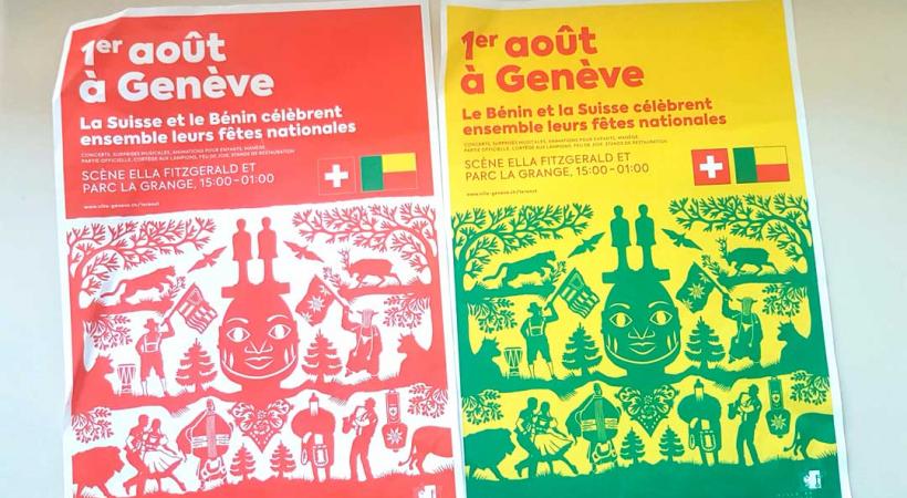 La présentation, fin juin, de l’affiche de la manifestation représentant une poya revisitée avec des symboles béninois avait déjà suscité la controverse. GiM