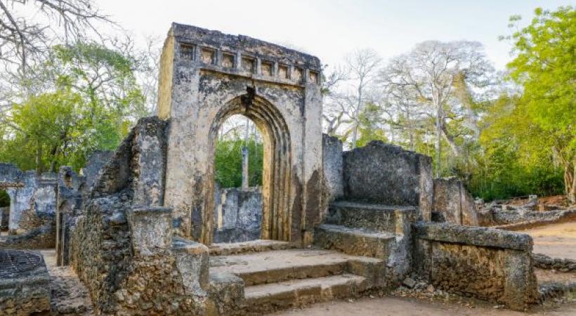 Les ruines de Gede témoignent de l’existence et du passé d’une grande ville swahilie du XIIIe siècle. 123RF/MARIUS DOBILAS