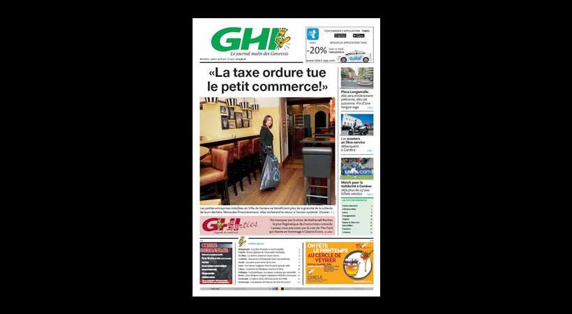 Découvrez les principaux sujets de notre édition du 12 avril 2018 en 1 clic!