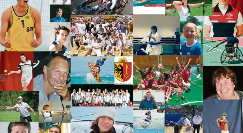 Sportifs genevois qui ont remporté un titre national en 2013. DR