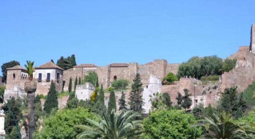 Le château du Gibralfaro, Málaga.