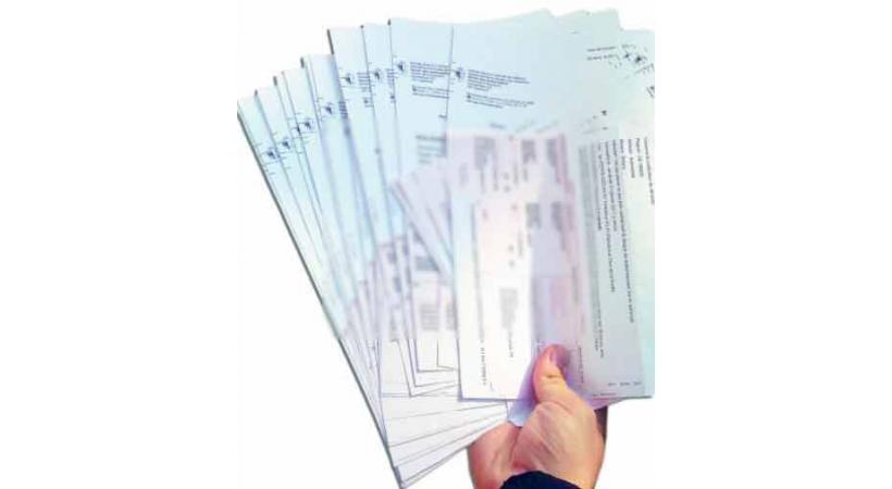 Drôle de surprise pour Nicolas qui a découvert un jour dans sa boîte aux lettres  une avalanche d’amendes! DR 