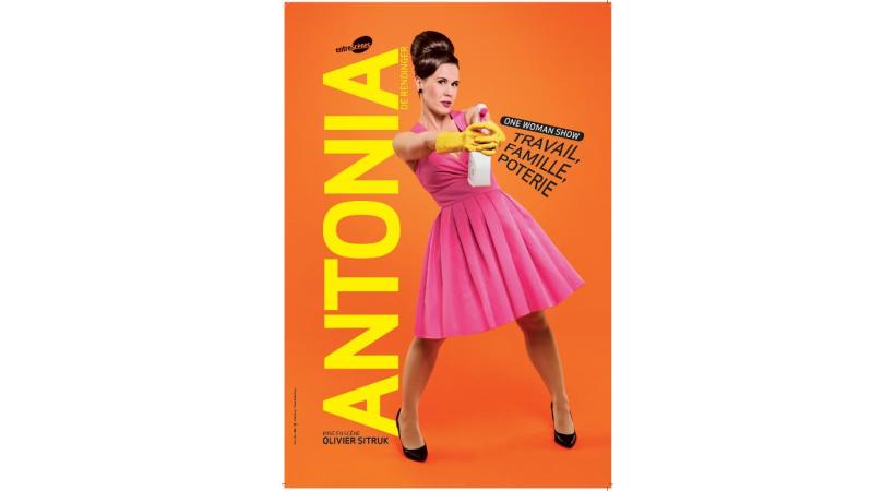 Antonia, la pétilante brunette qui jongle entre famille, travail et poterie. DR