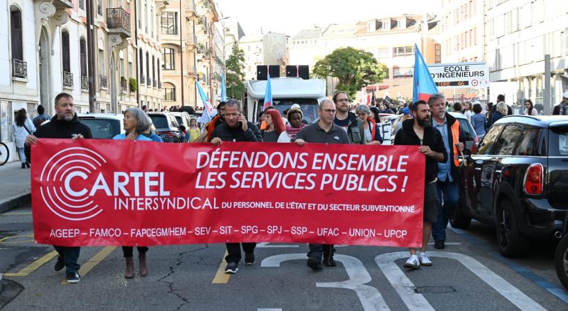 Mobilisés après l'annonce du projet de budget 2023, les syndicats avaient trouvé un accord avec le Conseil d'Etat. Il capote à la dernière minute. S. CHOLLET 