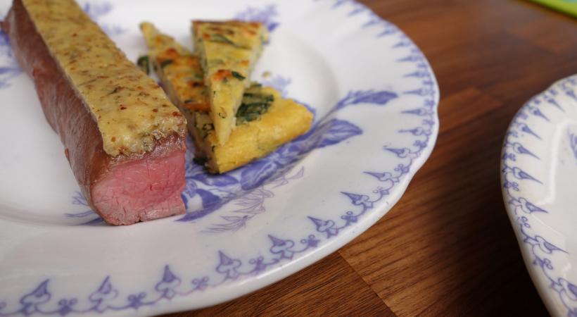 Filet d'agneau "Nez noir" en croûte. DR