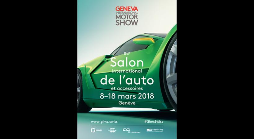 Le salon international de l'auto a dévoilé son affiche 2018. DR