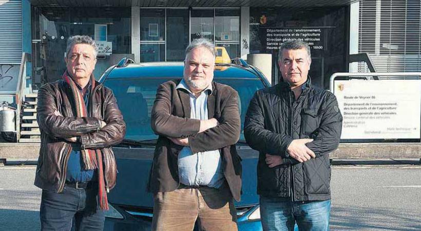 Les taxis se mettent hors-la-loi. dr