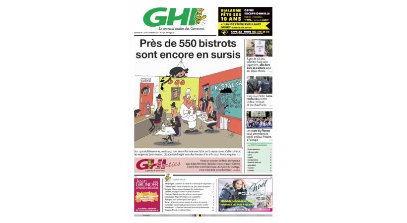 Notre Une du mercredi 01 novembre 2017. DR