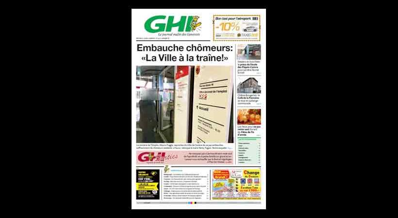 Notre Une du mercredi 13 décembre 2017. DR