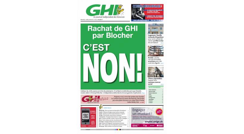 L'éditeur de GHI exerce son droit de préemption. Il rachète la totalité des parts de Tamédia.