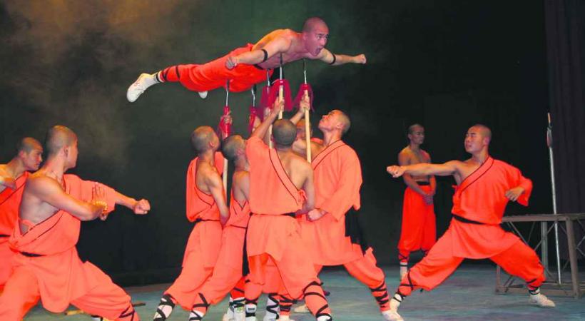 De superbes chorégraphies entre arts martiaux et spiritualité.