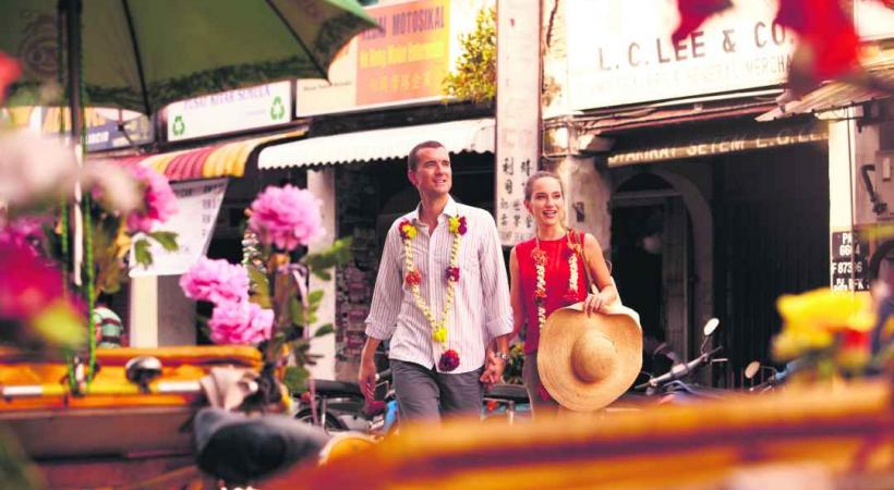 Un peu de shopping à Penang, pour se dégourdir les jambes.