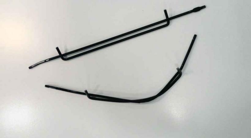 Les barrettes de soutien n'ont pas tenu le choc des années.