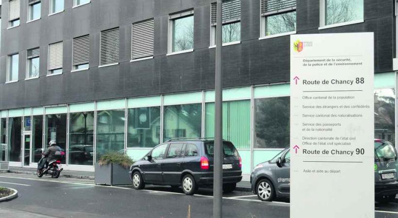 Le bâtiment de l'Office cantonal de la population à Onex a été inauguré en 2007. 