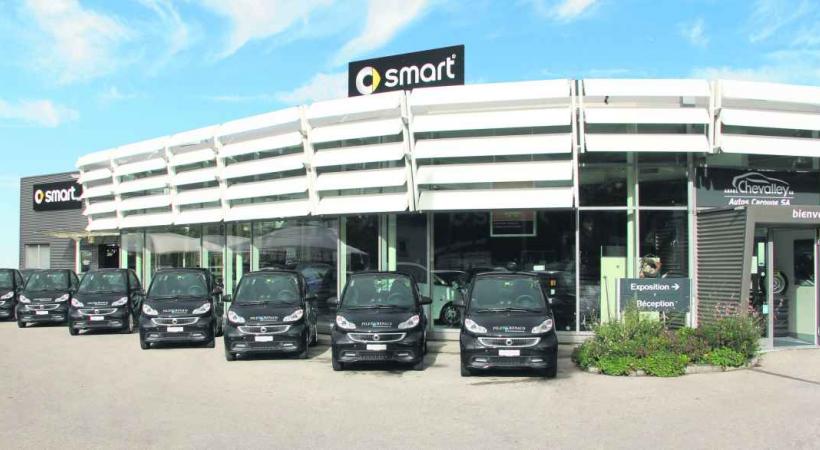 Le garage Autos Carouge du Groupe Chevalley présente sa nouvelle collection de Smart 100% électriques. 