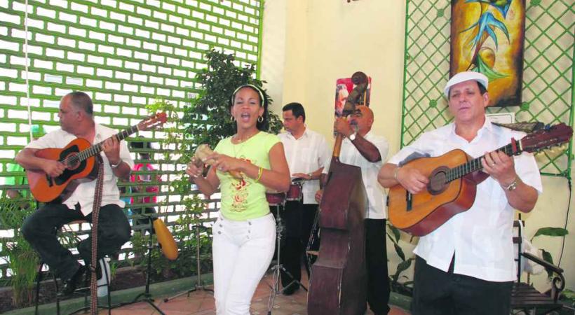 Musique au restaurant Don Lorenzo. 