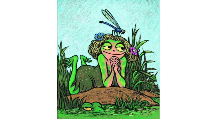 Platée, vieille grenouille amoureuse de Jupiter, vue par Tom Tirabosco. 