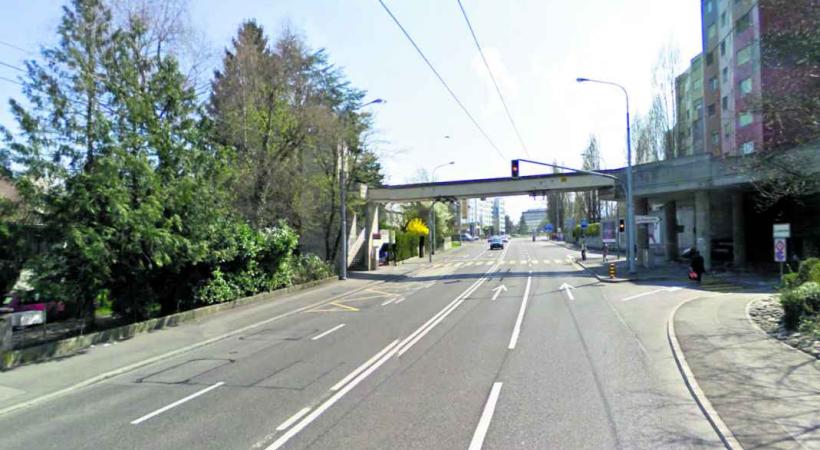 Les jets de projectiles ont eu lieu à l'avenue Louis-Casaï effrayent les automobilistes. 