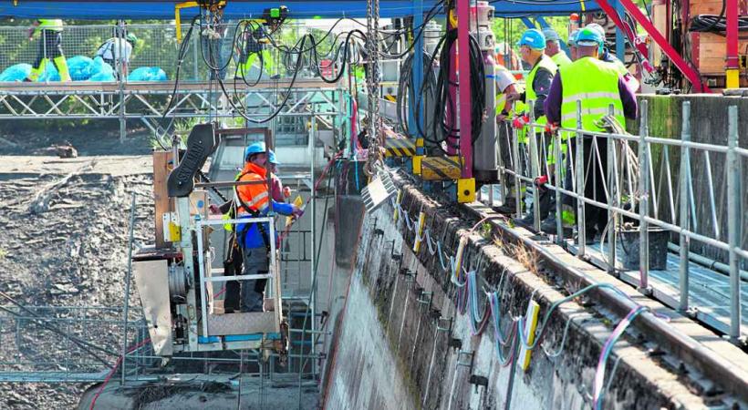 Les vidanges sont le meilleur moyen pour évacuer les sédiments du lit du Rhône. 