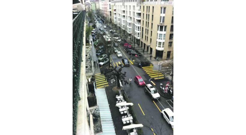 On ne circule plus que sur une seule voie au boulevard Carl-Vogt. 