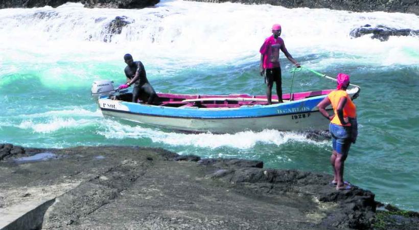 Le retour des pêcheurs.