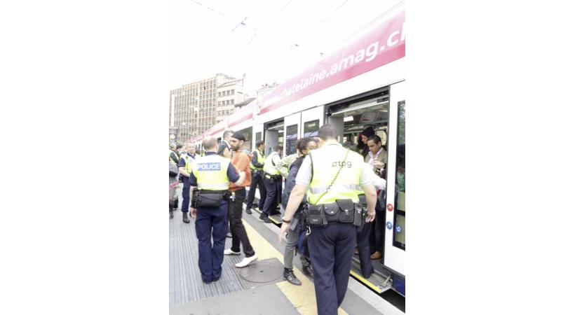 Les TPG travaillent main dans la main avec la police des transports lors des contrôles exhaustifs. 