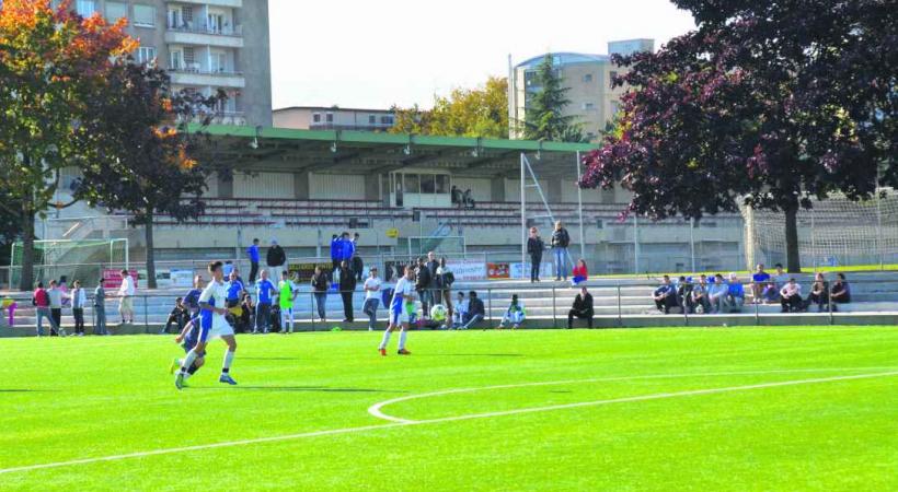 C'est sur la pelouse du stade de Varembé que les joueurs du nouveau club genevois s'entraîneront. 
