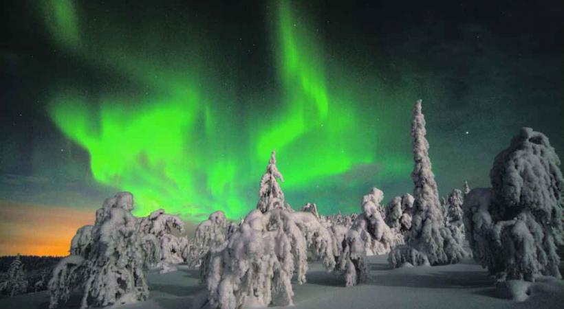Une alarme sur votre natel vous permet de ne pas manquer le spectacle unique des aurores boréales. Photos Kontiki Saga